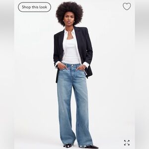 Madewell Low-Slung Baggy Jeans, NWT